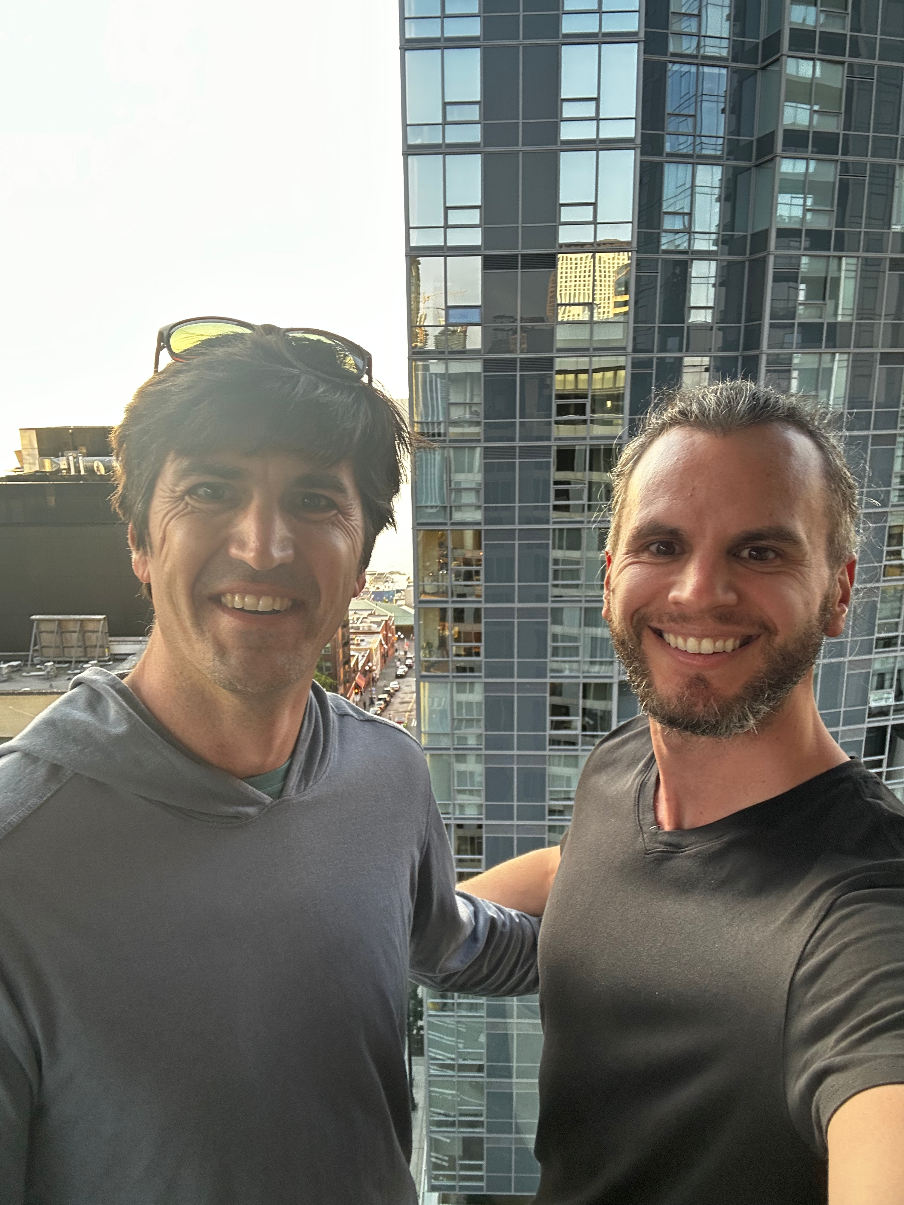 Wildfront co-founders Alex Boyd and Mac Martine at MicroConf